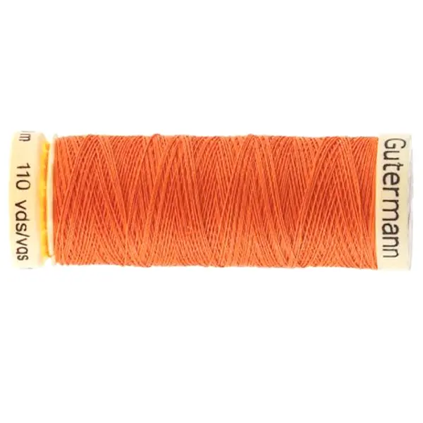 Bobina de 100 m de hilo coselotodo naranja (ref 895) de Gütermann