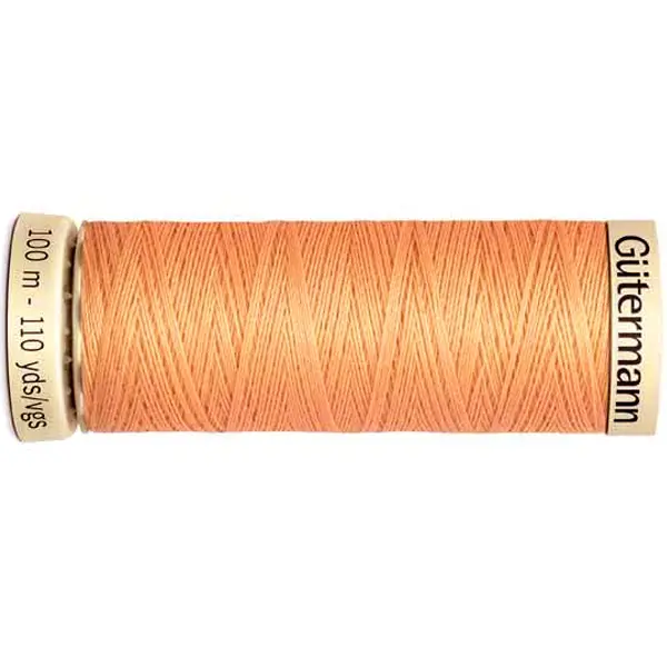 Bobina de 100 m de hilo coselotodo naranja (ref 979) de Gütermann