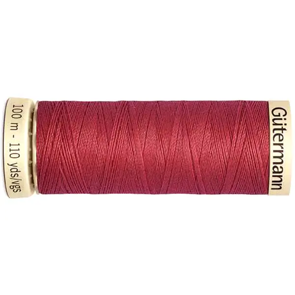 Bobina de 100 m de hilo coselotodo rojo (ref 82) de Gütermann