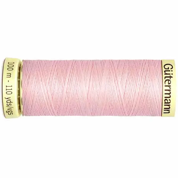 Bobina de 100 m de hilo coselotodo rosa (ref 372) de Gütermann