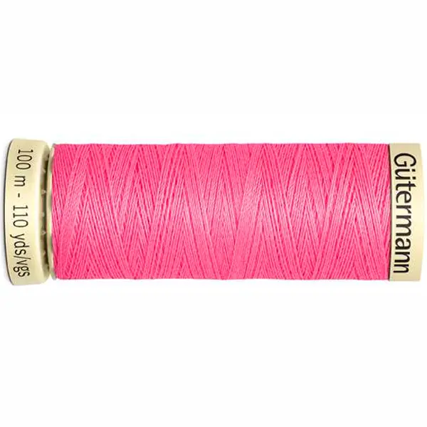 Bobina de 100 m de hilo coselotodo rosa (ref 728) de Gütermann