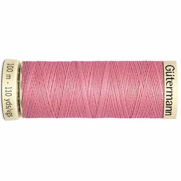 Bobina de 100 m de hilo coselotodo rosa (ref 889) de Gütermann