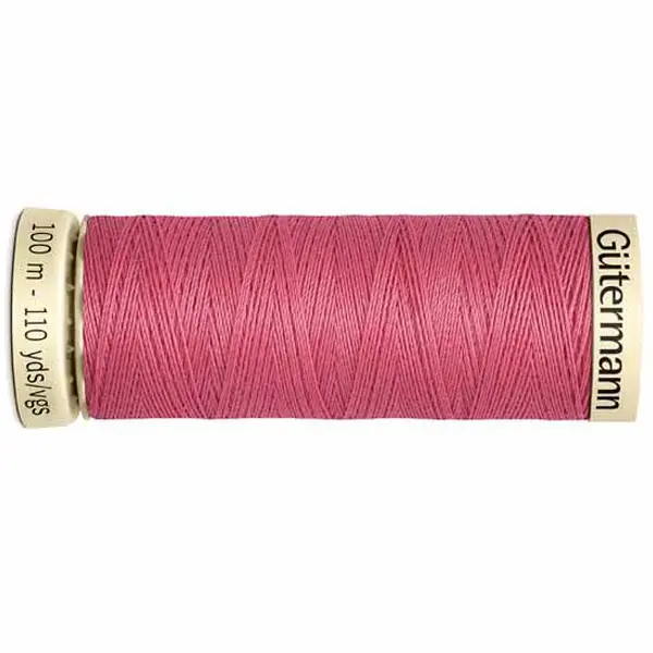 Bobina de 100 m de hilo coselotodo rosa (ref 890) de Gütermann