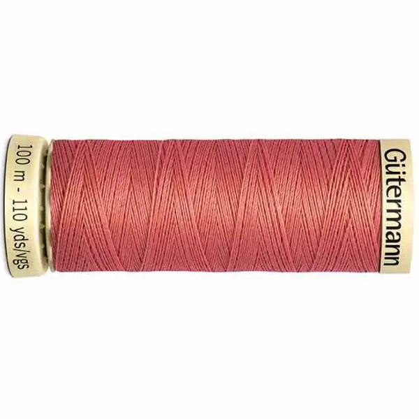 Bobina de 100 m de hilo coselotodo salmón (ref 80) de Gütermann