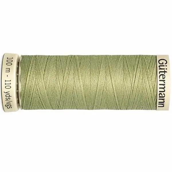 Bobina de 100 m de hilo coselotodo verde (ref 282) de Gütermann