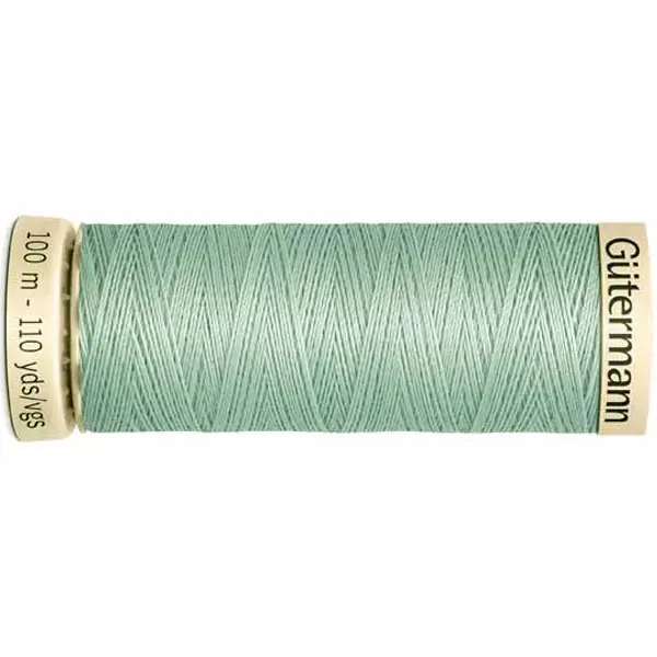 Bobina de 100 m de hilo coselotodo verde (ref 297) de Gütermann