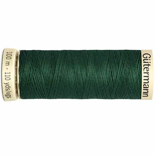 Bobina de 100 m de hilo coselotodo verde (ref 340) de Gütermann