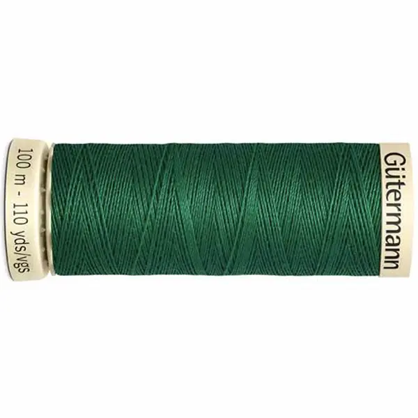 Bobina de 100 m de hilo coselotodo verde (ref 402) de Gütermann