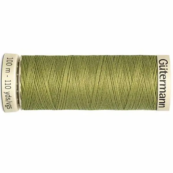 Bobina de 100 m de hilo coselotodo verde (ref 582) de Gütermann