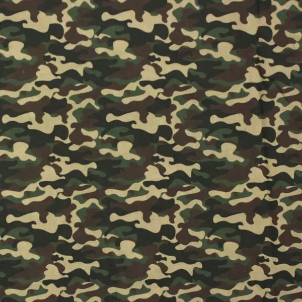 Estampado de camuflaje en tonos marrones