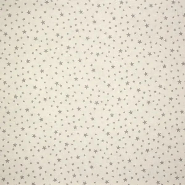 Estrellas grises sobre fondo blanco