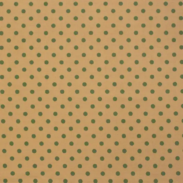 tela fondo beige con topos en color verde de Sheryl Johnson - Ref3130