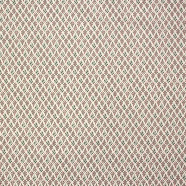 Tela estampada con plumas en tonos pastel sobre blanco