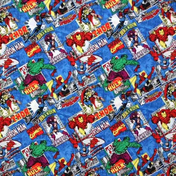 Los superhéroes de Marvel: Spiderman, Hulk, Iron Man, Thor...