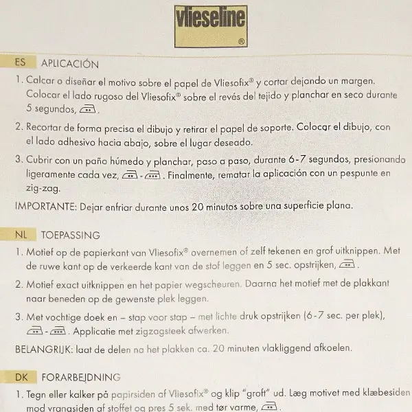 Vliesofix — vista 2