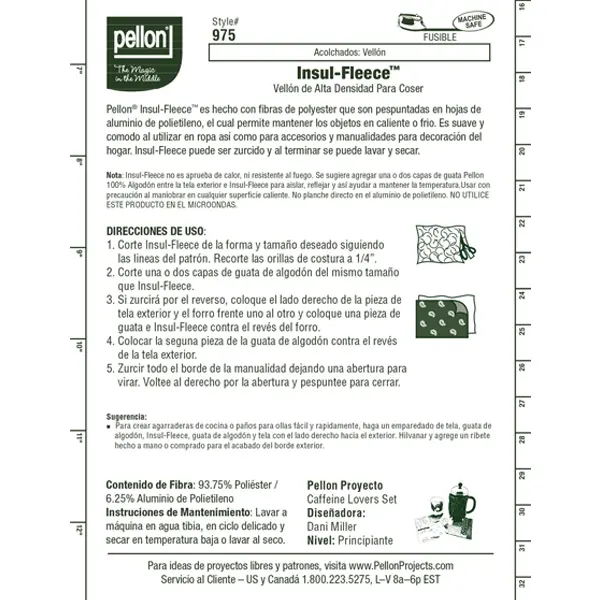Guata Aislante, Guata térmica aislante insul-fleece con fibras de polietileno. — vista 2