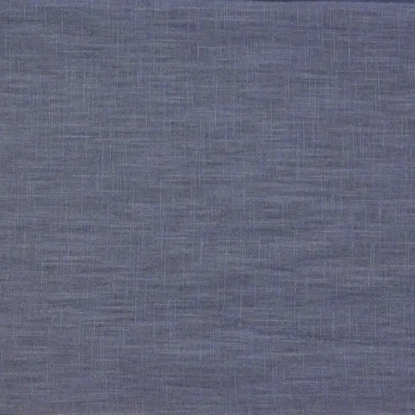 Tejido 100% lino color azul jeans de grosor medio