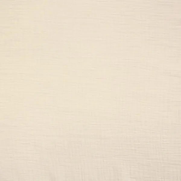 Tejido de muselina de algodón en color crema