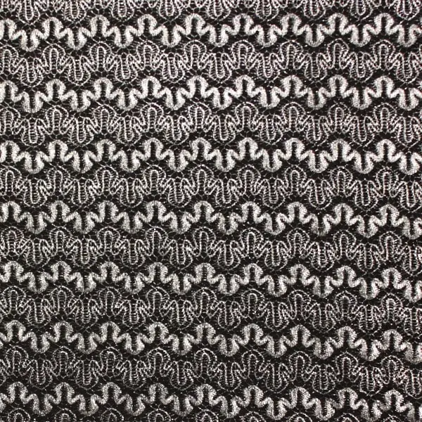 Tejido de blonda color plata