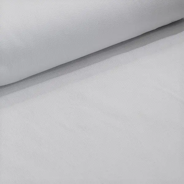 Tela para punto de cruz en color blanco