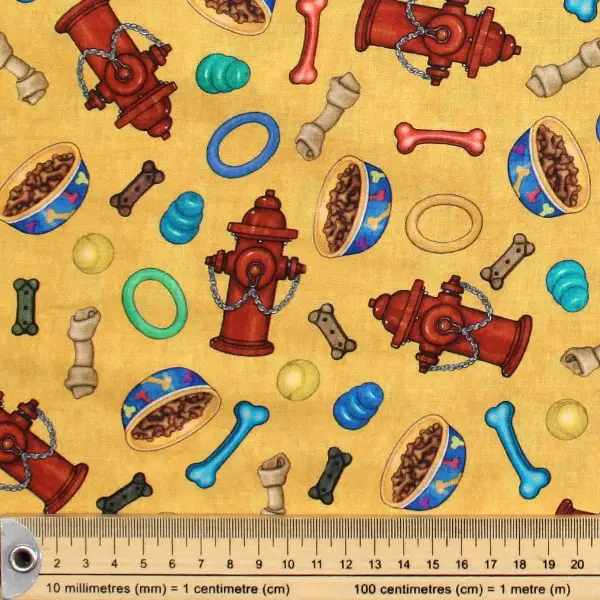 Huesitos Perro, Tela con huesitos comida y artículos para perro — vista 2