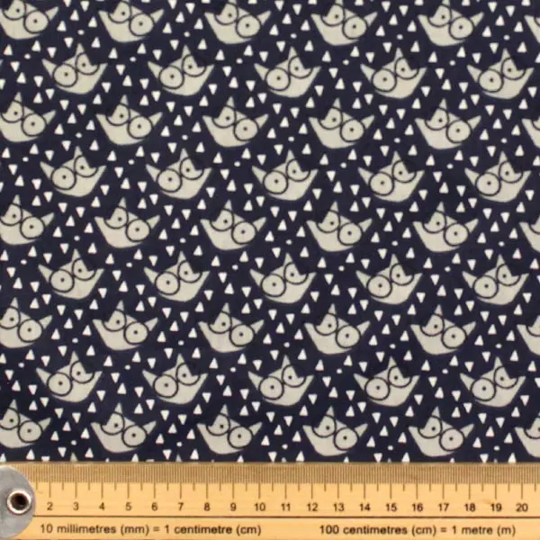 Zorro Azul, Caritas de zorro sobre fondo azul — vista 2