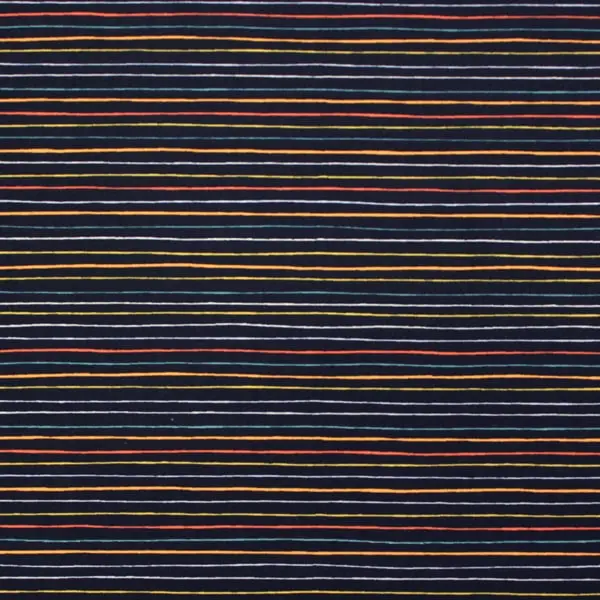 Stripes Azules, Originales rayas en tonos azules con toques de verde, amarillo y rojo