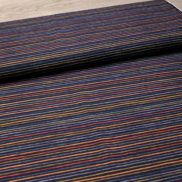 Stripes Azules, Originales rayas en tonos azules con toques de verde, amarillo y rojo — vista 3