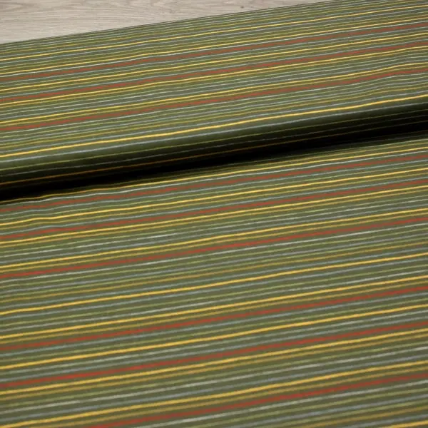 Stripes Verdes, Originales rayas en tonos verdes con toques de azul, amarillo y rojo — vista 3