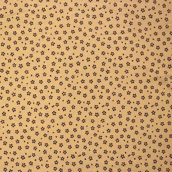 Navy Flor, Tela japonesa de Sevenberry estampada con flores azul navy