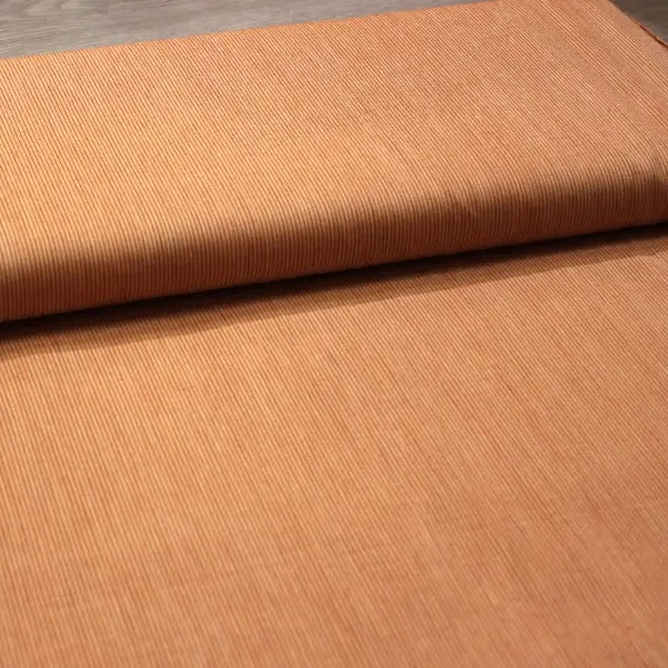 Diamond Naranja, Tela Diamond tramada japonesa con finas rayas en dos tonos de naranja — vista 3