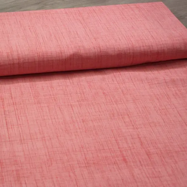 Tweed 4112, Tela diamond japonesa - Tweed Thicket Electric color coral — vista 3