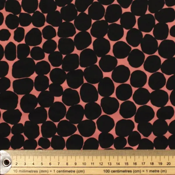 Jumble Salmon, Tela Kaffe Fassett colección Jumble - Ref PWBM053 Salmon  — vista 2