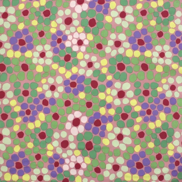 Tejido de algodón Kaffe Fassett Flower Dot Mauve morado y lila de 110cm - Vista general