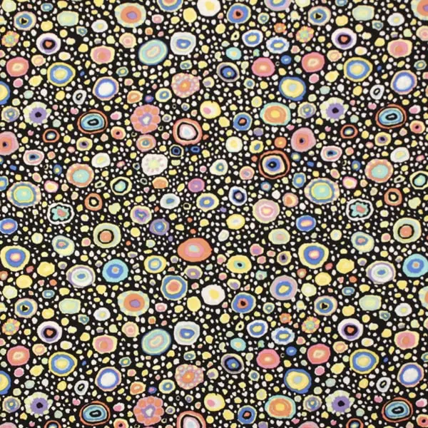 Tela de algodón Kaffe Fassett Roman Gl Contrast círculos multicolor 110cm - Vista general