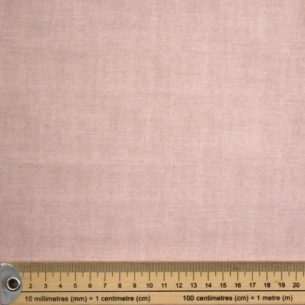 P1 Pale Pink, Tela de algodón colección Linen Texture de Makower color Rosa Palo — vista 2