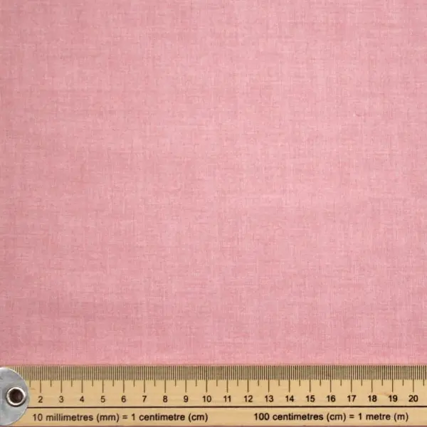 P2 Petal, Tela de algodón colección Linen Texture de Makower color Pétalo de Rosa — vista 2