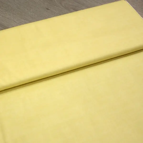 Y1 Primrose, Tela de algodón colección Linen Texture de Makower color Amarillo Pastel — vista 3