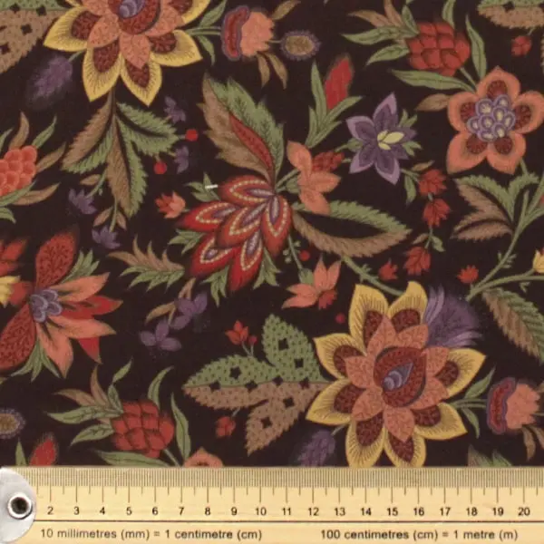 Ginger Burgun, Tela de Nancy Rink de la colección Ginger Grove-Ref R150436D Burgun — vista 2