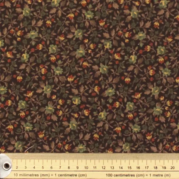 Ginger Brown, Tela de Nancy Rink de la colección Ginger Grove-Ref R150443D Brown — vista 2