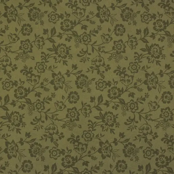 Ginger Green, Tela de Nancy Rink de la colección Ginger Grove-Ref R150438D Green — vista 1