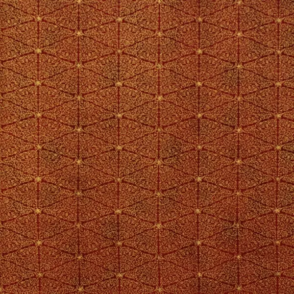 Granate Rombos, Tela granate con rombos dorados. Col. Magical Moments de Stoffabrics — vista 1