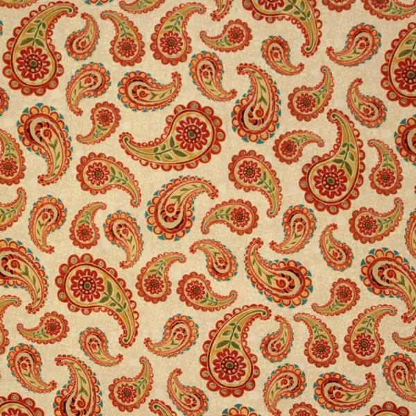 Paisley Ivory, Estampado de cachemir de la colección Avignon — vista 1
