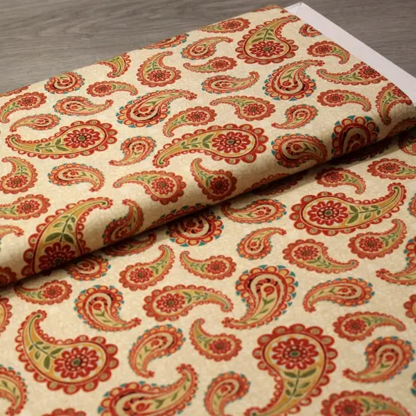 Paisley Ivory, Estampado de cachemir de la colección Avignon — vista 3