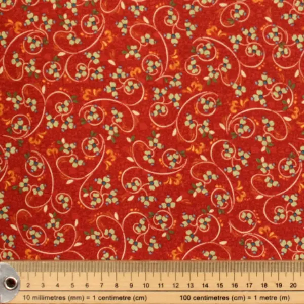 Floral Red, Estampado floreado de la colección Avignon — vista 2
