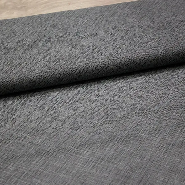 Architextures Negro-Gris, Tela de la colección Architextures fondo negro y estampado gris — vista 3