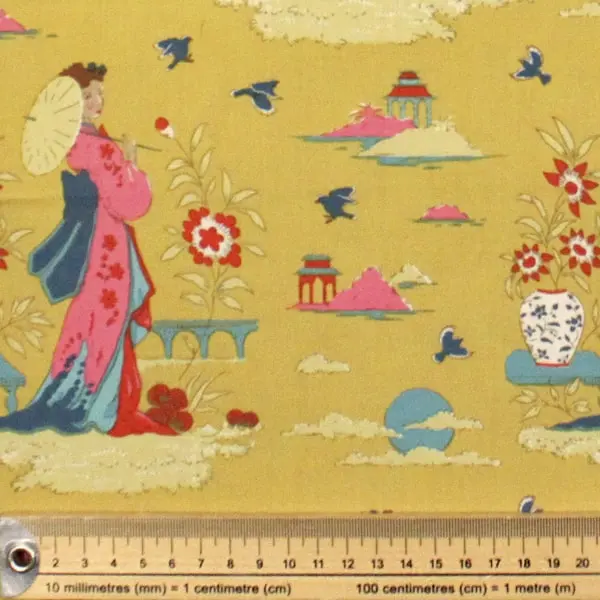 Garden Light, Tela Tilda Garden Vista Light Corn-colección Bloomsville-Ref 100518 — vista 2