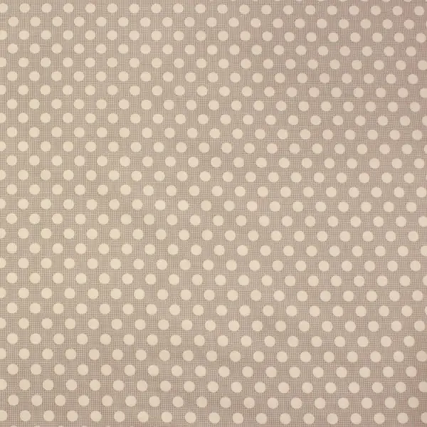 Dots Grey, Tela Tilda de topos en tonos beige-colección Medium Dots-Ref 130012 Grey
