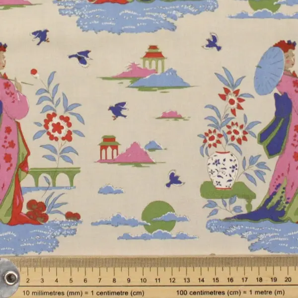 Garden Dove , Tela Tilda Garden Vista Dove - colección Bloomsville - Ref 100507 — vista 2