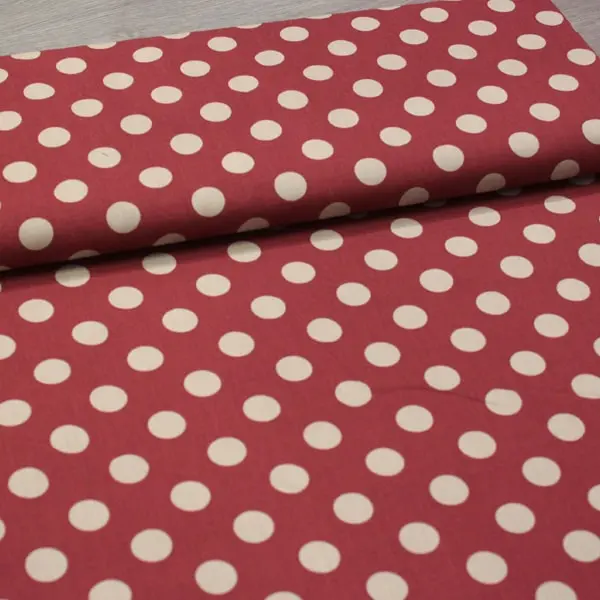 Dots Burgundy, Tela Tilda - colección Chambray Burgundy - Ref 160053 — vista 3